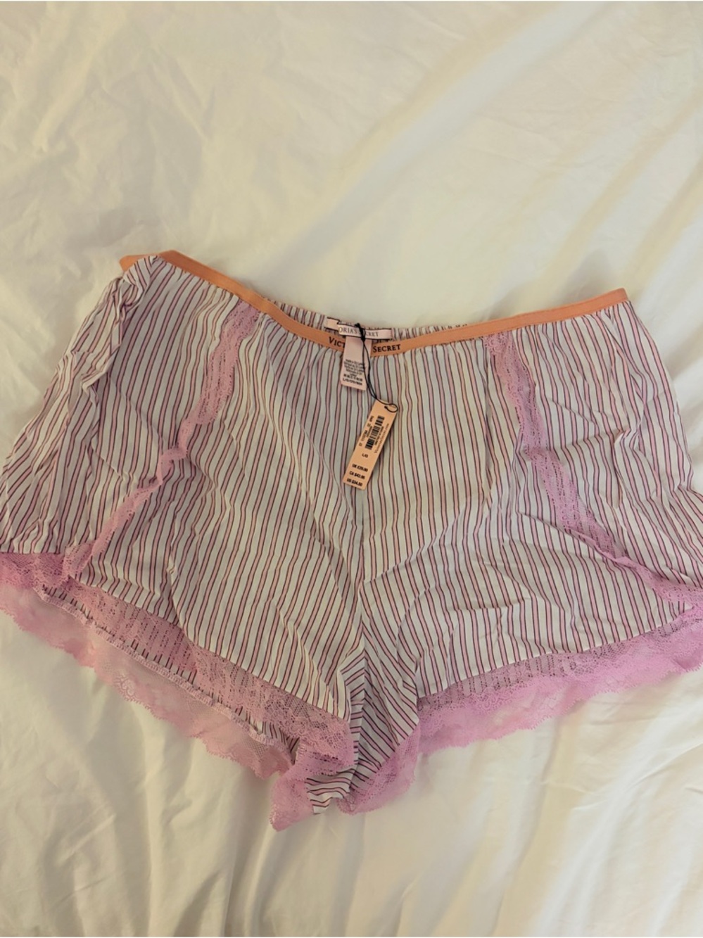Victoria’s Secret striped sleep shorts L